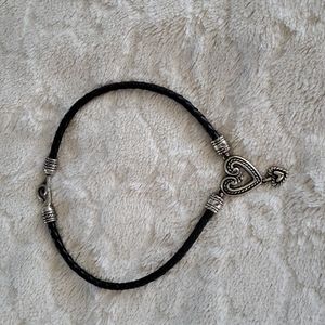 Brighton Leather Chocker with Heart